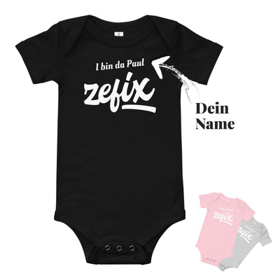 Baby Body "zefix" mit Deinem Namen